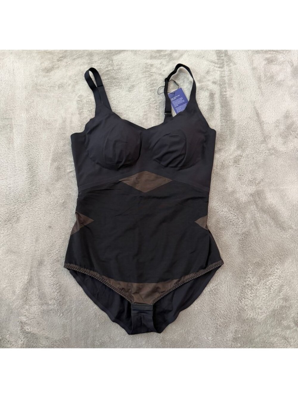 NWT Honeylove Black Liftwear Cami Bodysuit Womens 2X 2XL Shapewear